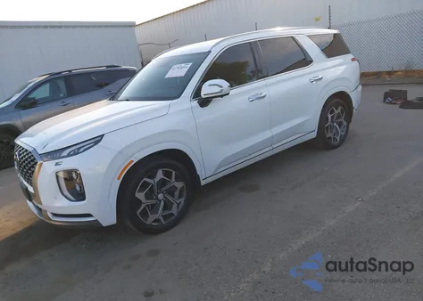 2022 Hyundai Palisade Calligraphy z USA, uszkodzony, nr VIN KM8R7DHE3NU356853